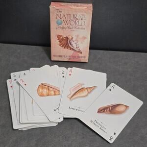 Vintage The Natural World Seashells Playing Cards